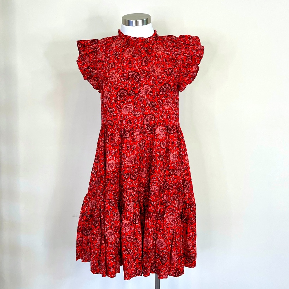 Ulla Johnson Hana Dress Poppy Multi sz 2 NWT